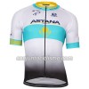 Conjunto Maillot + Culotte Corto con tirantes 2017 Astana Pro Team N002